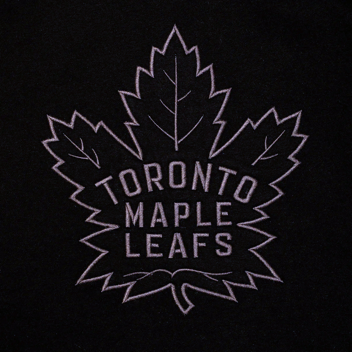 NHL MEN'S TORONTO MAPLE LEAFS PULLOVER HOODIE TRACKSET (BLACK)